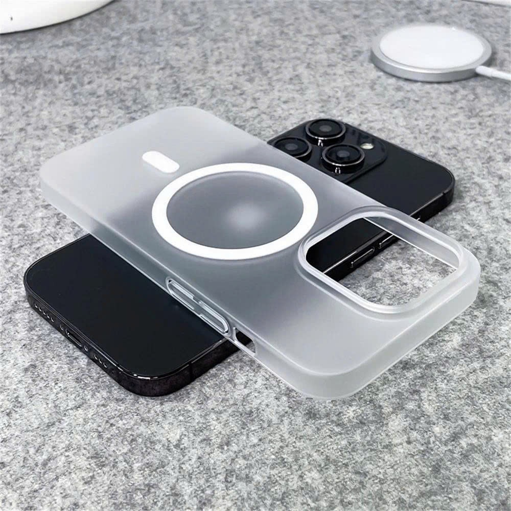 Ốp Likgus siêu mỏng - Chống vân tay - Hỗ trợ sạc không dây cho IPhone 11 12 13 14 15 16Promax Pro