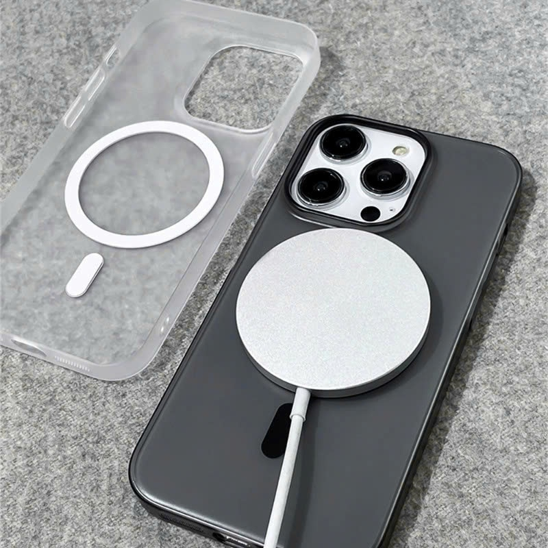 Ốp Likgus siêu mỏng - Chống vân tay - Hỗ trợ sạc không dây cho IPhone 11 12 13 14 15 16Promax Pro