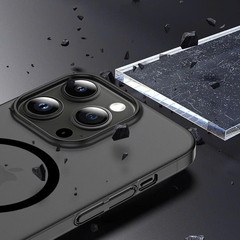 Ốp Likgus siêu mỏng - Chống vân tay - Hỗ trợ sạc không dây cho IPhone 11 12 13 14 15 16Promax Pro