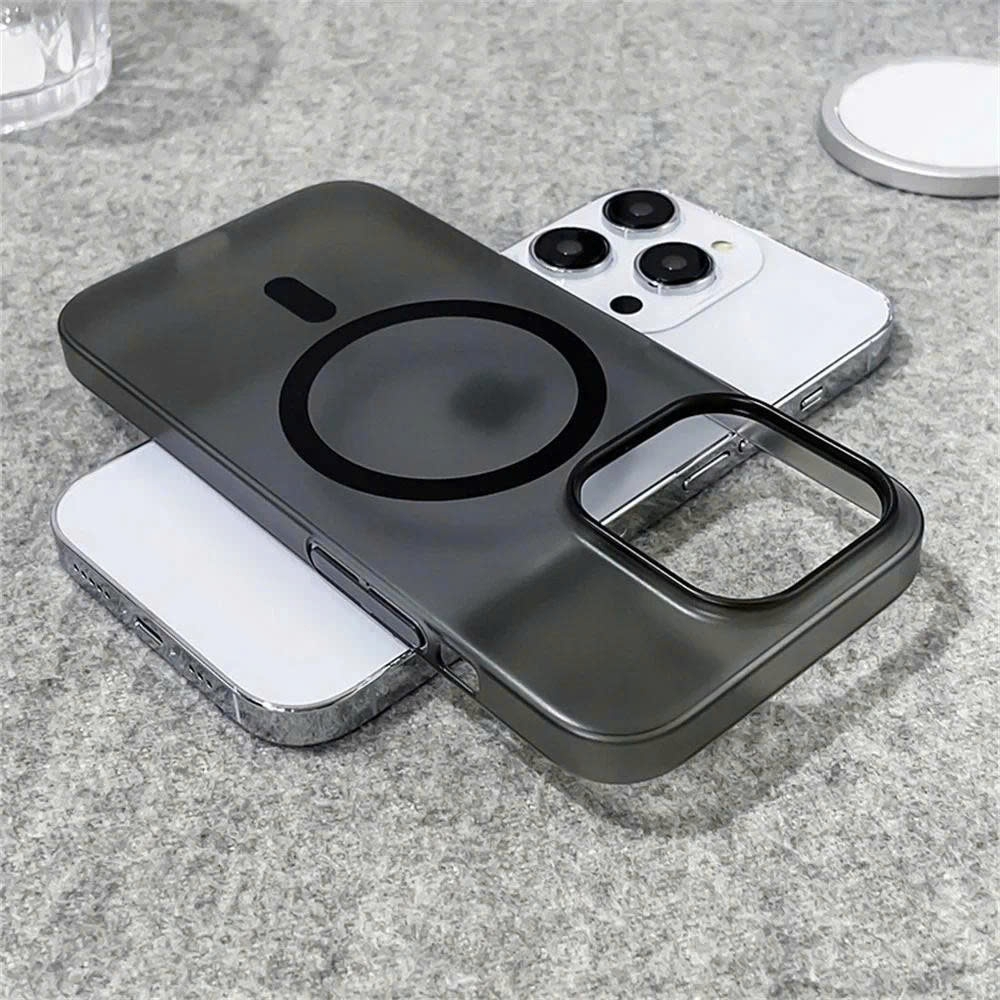 Ốp Likgus siêu mỏng - Chống vân tay - Hỗ trợ sạc không dây cho IPhone 11 12 13 14 15 16Promax Pro