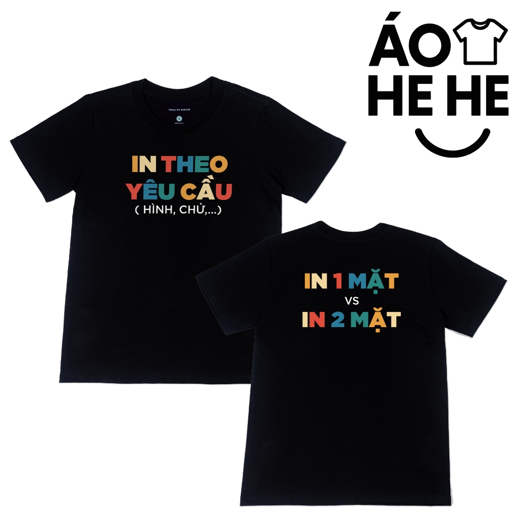 Áo Thun BabyTee In Áo Theo Yêu Cầu, In Hình Ảnh Người Yêu Gia Đình , Nhóm Teambuilding Cotton 250gsm
