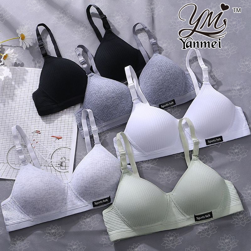 Áo Lót Nữ Sinh Không Gọng Cotton Mềm Mại Form Ôm Ngực  1852