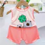 Bộ Ba Lỗ Thun Lạnh Mềm Mát Cho Bé từ 5 -15kg May rộng rãi, thoáng mát
