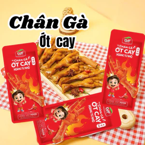 Combo 30 chân gà ớt cay hoàng tử nhỏ (vàng )tặng hai rút xương