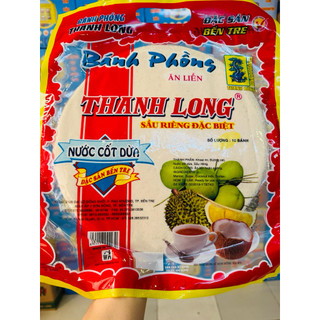 Bánh phồng sữa sầu riêng đặc biệt thanh long bịch 10 bánh