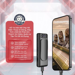 Camera Siêu Nhỏ M11 - 1080 Full HD, Ghi Âm, Quay Hồng Ngoại, Kết Nối Có Dây, Cam Xoay 90 Độ, Mini Giấu Kín