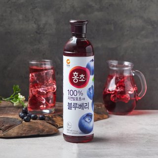 Nước Uống Mâm Xôi & Việt Quất Lên Men Hongcho Hàn Quốc - Giấm Uống Hoa Quả Vị Ngon Healthy Thanh Mát
