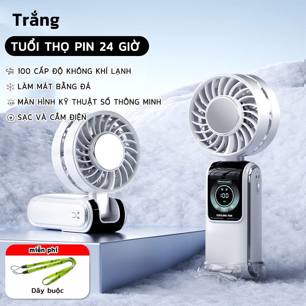 EXYT Quạt năng lượng mặt trời Mini có thể gập lại 4000 mAh Turbo Jet có thể sạc lại cầm tay Gió mạnh