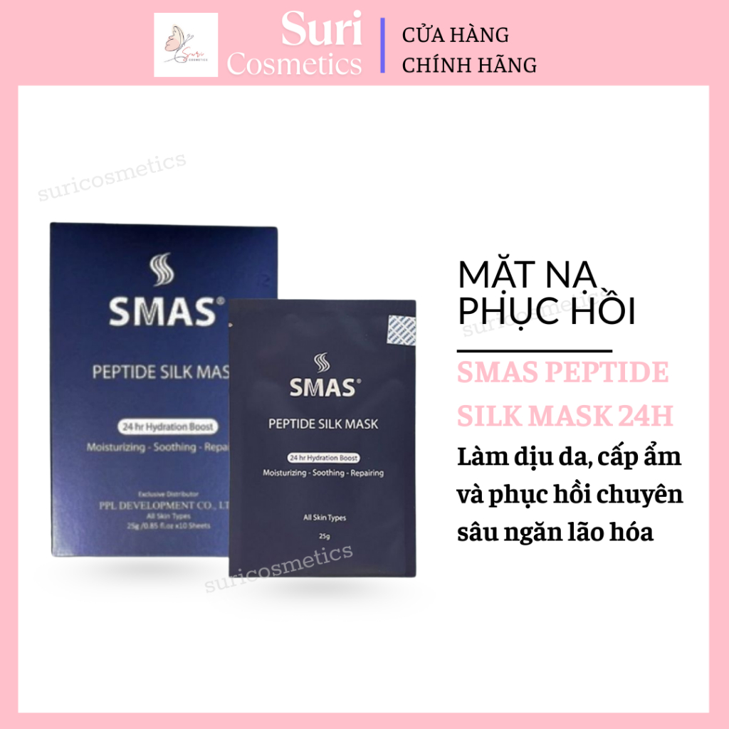 [Hàng Chính Hãng] Mặt nạ SMAS Peptide Silk Mask 24H Hydration Boost ...