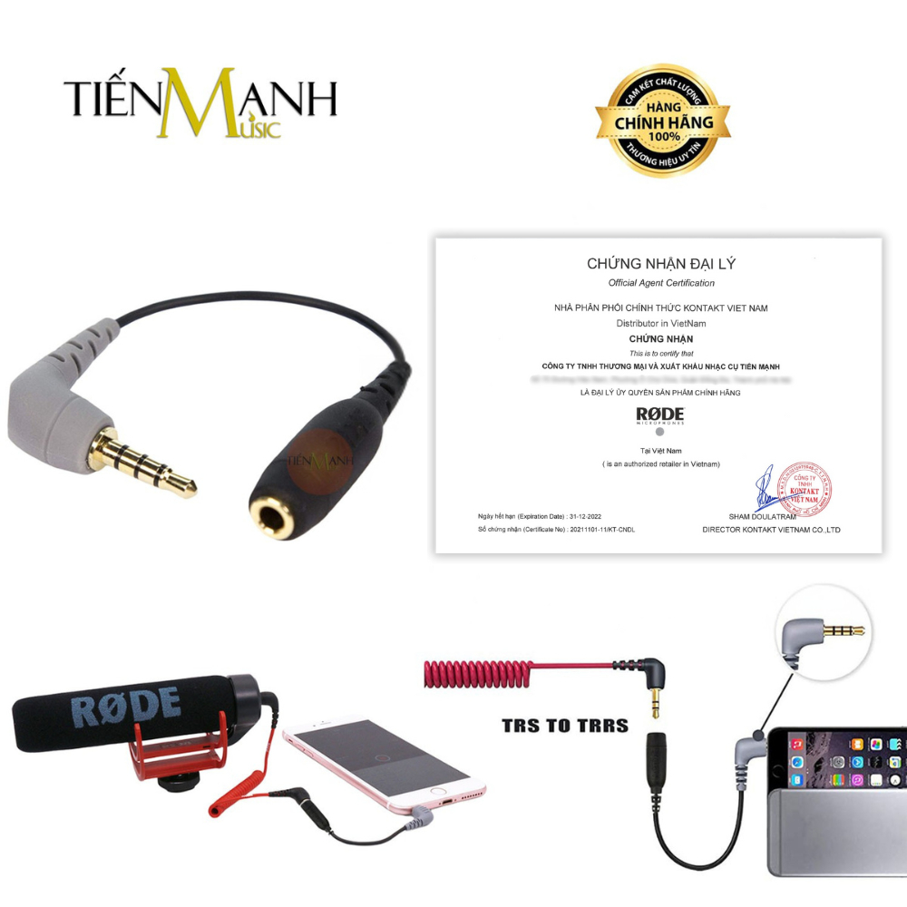 [Chính Hãng] Rode SC4 - Dây Cáp Chuyển Đổi Tín Hiệu Âm Thanh Từ 3.5mm ...