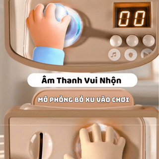 Máy Gắp Thú Capybara Kích Thước Lớn Có Nhạc Và Đèn Kèm Xu Đếm Thời Gian Có Sẵn Nhiều Gấu Bông Cute Quà Cực Xinh Cho Bé