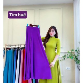 Quần Váy Lụa Mỹ Mặc Áo Dài – Dáng Suông Thướt Tha, Mềm Mại, Sang Trọng | Áo dài Phương Linh
