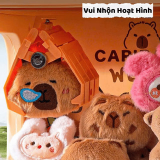 Máy Gắp Thú Capybara Kích Thước Lớn Có Nhạc Và Đèn Kèm Xu Đếm Thời Gian Có Sẵn Nhiều Gấu Bông Cute Quà Cực Xinh Cho Bé