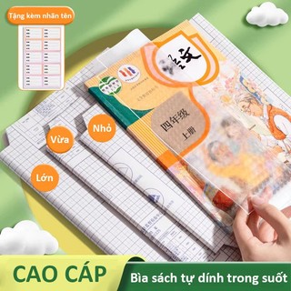 Decal Bọc Sách Trong Suốt Chống Nước – Bền Đẹp, Dễ Bọc, Dễ Dàng Sử Dụng - Bảo Vệ Sách Như Mới