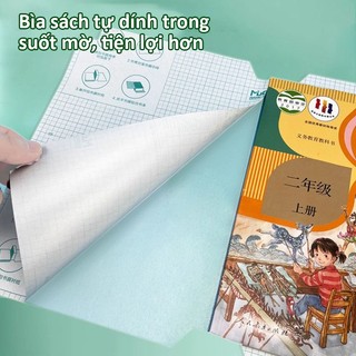 Decal Bọc Sách Trong Suốt Chống Nước – Bền Đẹp, Dễ Bọc, Dễ Dàng Sử Dụng - Bảo Vệ Sách Như Mới