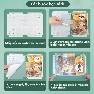 Decal Bọc Sách Trong Suốt Chống Nước – Bền Đẹp, Dễ Bọc, Dễ Dàng Sử Dụng - Bảo Vệ Sách Như Mới