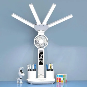 Đèn LED Để Bàn Đa Năng, Đèn Học Để Bàn Chống Cận Cao Cấp Với 3 đèn，đèn học，đèn học chống cận