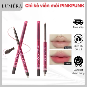 Chì Kẻ Viền Môi 2 Đầu PINKPUNK Lip Liner 3in1 Bút Kẻ Bọng Mắt Dễ Vẽ Lâu Trôi