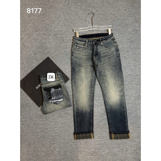 Quần Jean Nam 2 màu Ống Đứng Slim Fit Co Giãn Thời Trang Cá Tính | Quần Jean Nam Đẹp Phong Cách Trẻ Trung