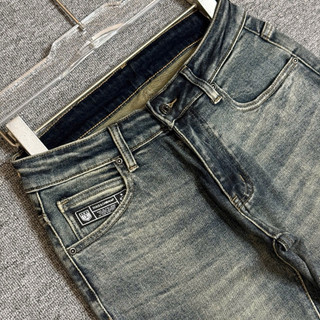 Quần Jean Nam 2 màu Ống Đứng Slim Fit Co Giãn Thời Trang Cá Tính | Quần Jean Nam Đẹp Phong Cách Trẻ Trung