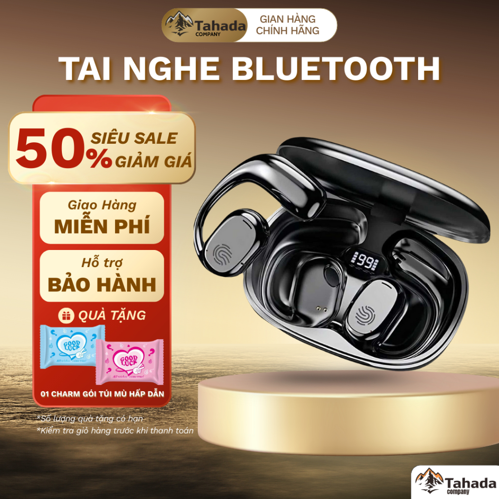 Tai nghe Bluetooth OWS GT280 Đeo Vành Tai Không Rơi Pin Trâu Chống Nước Thể Thao 2026