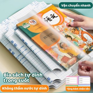 Bọc Sách Học Sinh Tự Dính – Bọc Sách Bền Chắc, Dán Nhanh, Phù Hợp Sách Giáo Khoa, Vở Bài Tập