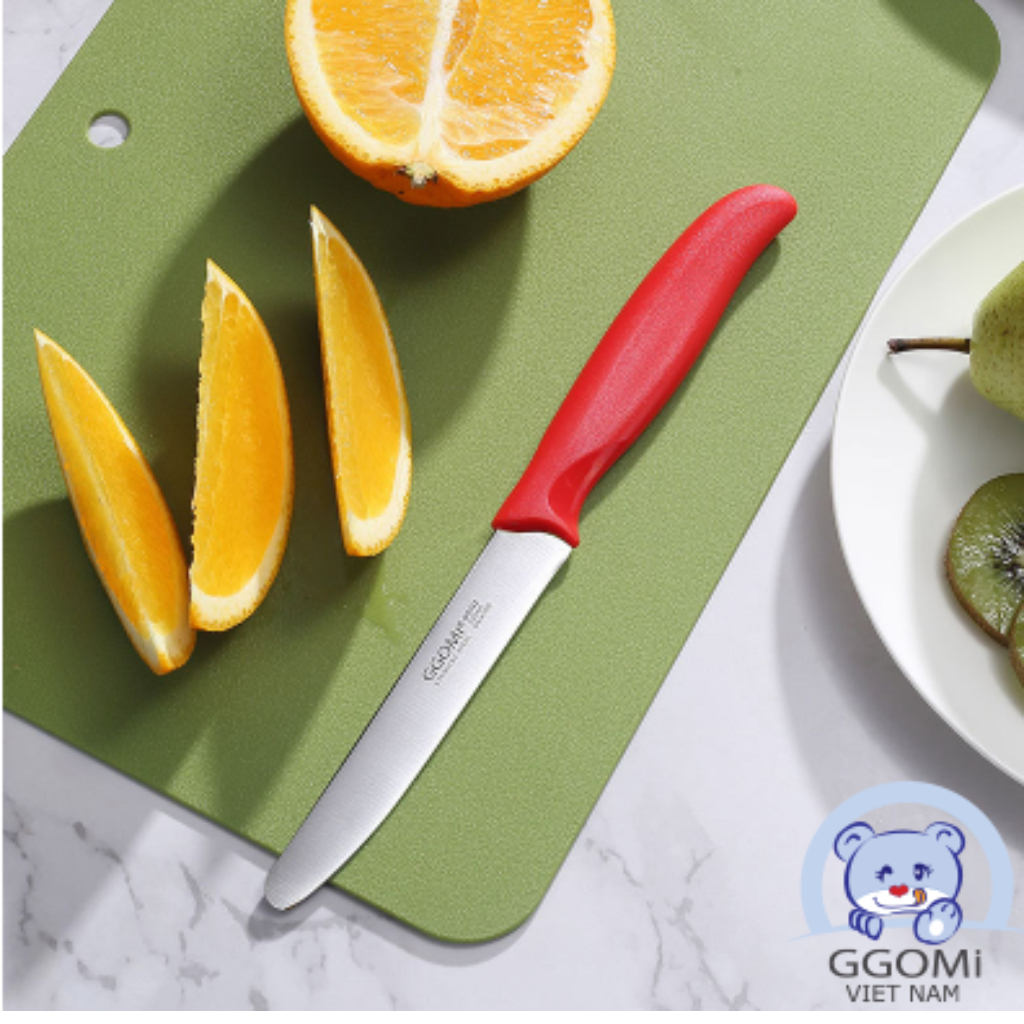 Dao gọt hoa quả, trái cây đa năng GGOMi GG360 - Dao răng cưa cắt bánh mì phết bơ lưỡi thép hàn quốc dài 22cm
