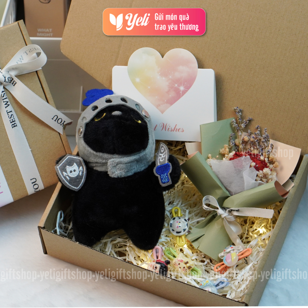 Quà tặng Tốt Nghiệp hoa gấu cho bạn bè, người thân, Set quà hoa gấu Tốt Nghiệp tặng người yêu, bạn gái, xinh xắn