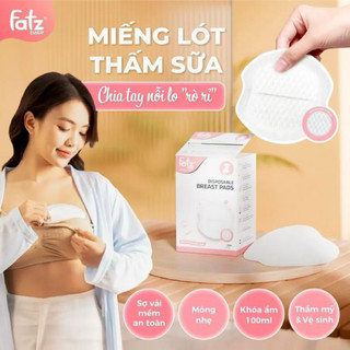Hộp 30 Miếng Lót Thấm Sữa Fatzbaby - Miếng Lót Thấm Sữa Cho Mẹ