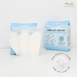 Miếng Lót Thấm Sữa Siêu Mỏng Molli - Lót Thấm Sữa An Toàn Cho Mẹ