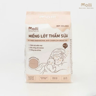 Miếng Lót Thấm Sữa Siêu Mỏng Molli - Lót Thấm Sữa An Toàn Cho Mẹ