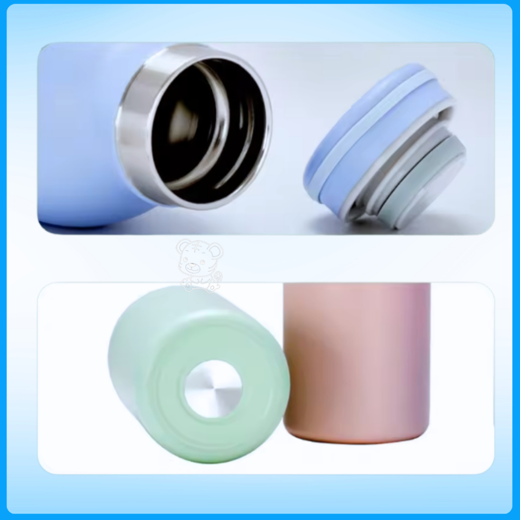 Bình giữ nhiệt VOLA 500ml inox 304 cao cấp, Bình giữ nhiệt tone pastel nhẹ nhàng khắc tên miễn phí