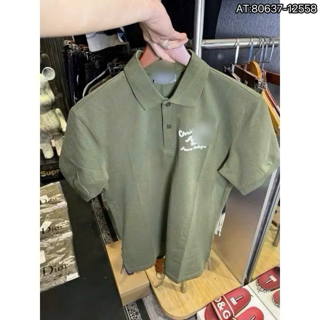 ÁO Polo nam cổ bẻ họa tiết tay ngắn phong cách trẻ trung chuẩn from