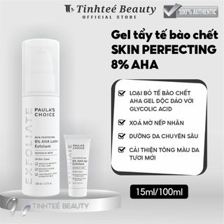 Aha paula choice gel tẩy tế bào chết SKIN PERFECTING 8% AHA GEL EXFOLIANT 15/100ml