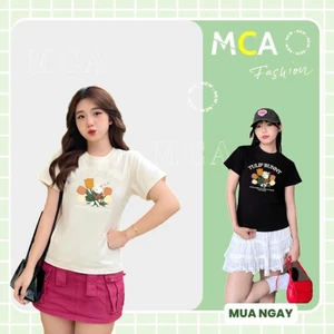 Áo baby tee MCA In hình Tulip Bunny A.51014
