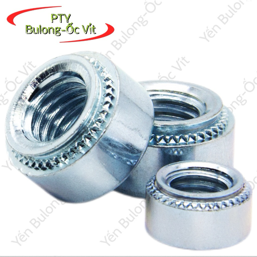 100 cái Ecu ép,Tán dập,Ecu Ốc đóng PEM M3,M4,M5,M6,M8 mạ kẽm | Shopee ...