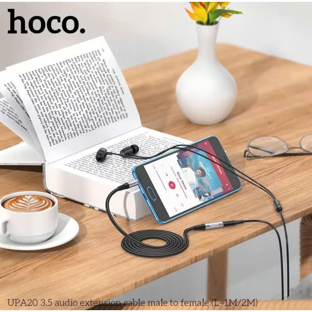 Cáp chuyển đổi 3.5 Hoco UPA20 dài 2m và 1m.