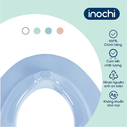 Ghế lót Toilet inochi, thiết kế miếng đệm chống trơn trượt, bệ lót bồn cầu cho bé, inochi store hcm