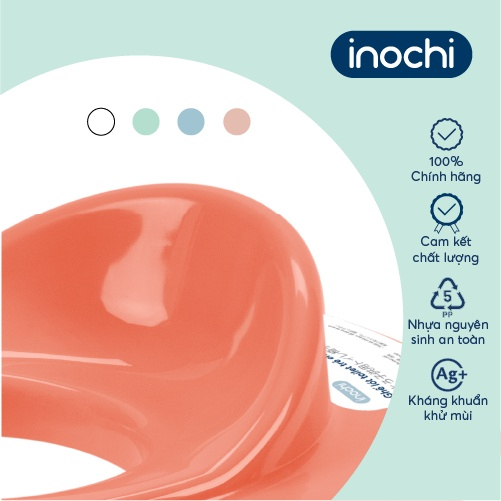 Ghế lót Toilet inochi, thiết kế miếng đệm chống trơn trượt, bệ lót bồn cầu cho bé, inochi store hcm