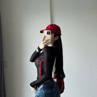 Áo Viền Số 33 Lưới Thiết Kế Lệch Vai New Trend BODY Nữ