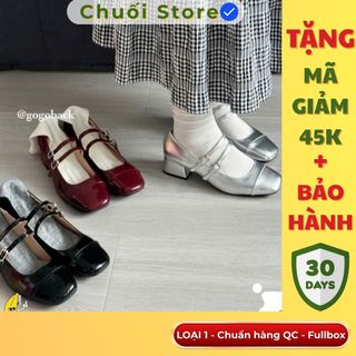 Giày lolita nữ da PU tổng hợp dệt vải đế cao su dễ thương dịu dàng nữ tính nhẹ nhàng