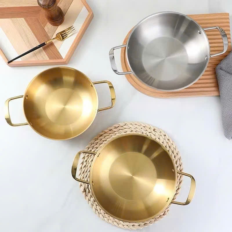 Chảo Vàng 18cm Phong Cách Hàn Quốc