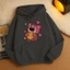 Áo Hoodie Nỉ Cotton Mềm Thời Trang Cho Bé Hình Gấu Hồng Ôm Trái Tim Vàng, Giữ Ấm Dễ Thương (M 264)