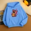 Áo Hoodie Nỉ Cotton Mềm Thời Trang Cho Bé Hình Gấu Hồng Ôm Trái Tim Vàng, Giữ Ấm Dễ Thương (M 264)