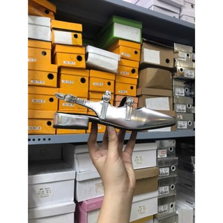 Giày bệt nữ da PU tổng hợp dệt vải đế cao su sang chảnh style tiểu thư phối đồ xinh iu
