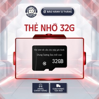 Thẻ Nhớ Micro SD Tốc Độ Cao 32GB/64GB – Dùng Cho Camera, Điện Thoại, Máy Tính Bảng, Ô Tô, Flycam