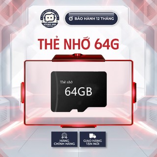 Thẻ Nhớ Micro SD Tốc Độ Cao 32GB/64GB – Dùng Cho Camera, Điện Thoại, Máy Tính Bảng, Ô Tô, Flycam