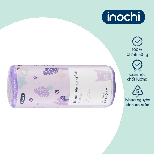 Túi rác tiện dụng có quai hương Inochi, hương lavender, hương chanh