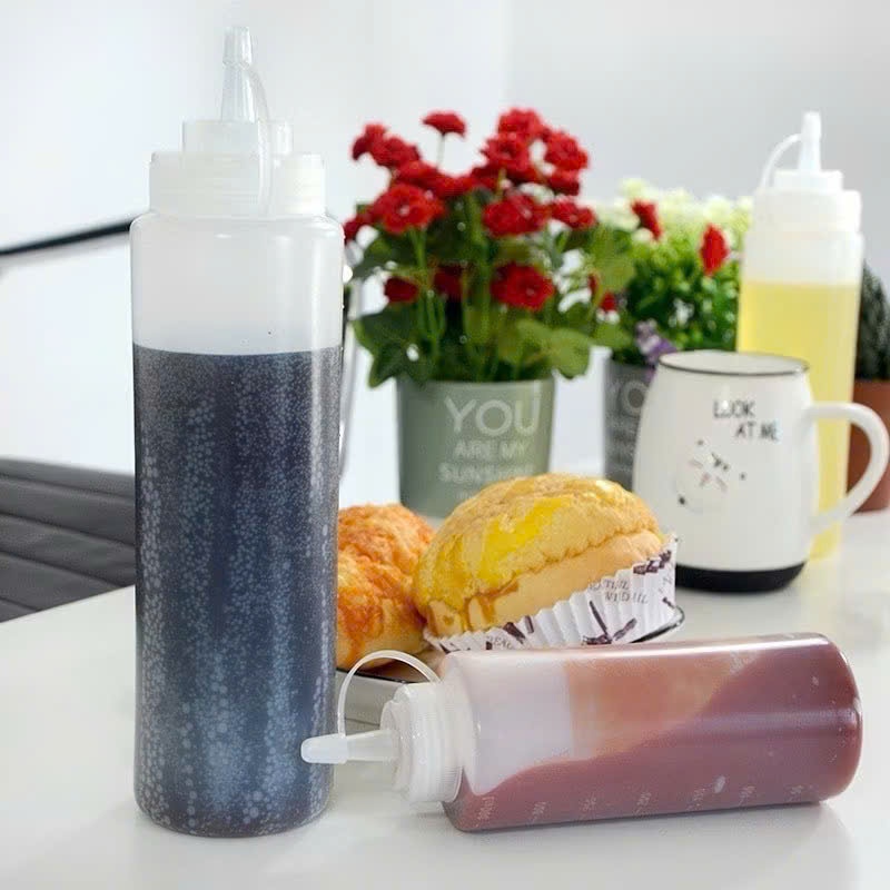 Chai Đựng Tương Đựng Gia vị Nước Sốt Quán Ăn