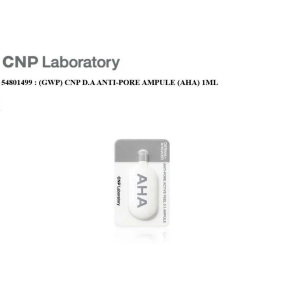 [Sample] Serum Dưỡng Sáng Da Aha Cnp Laboratory Derma+ Answer Anti Pore Active Peel Ampule 0.7ml